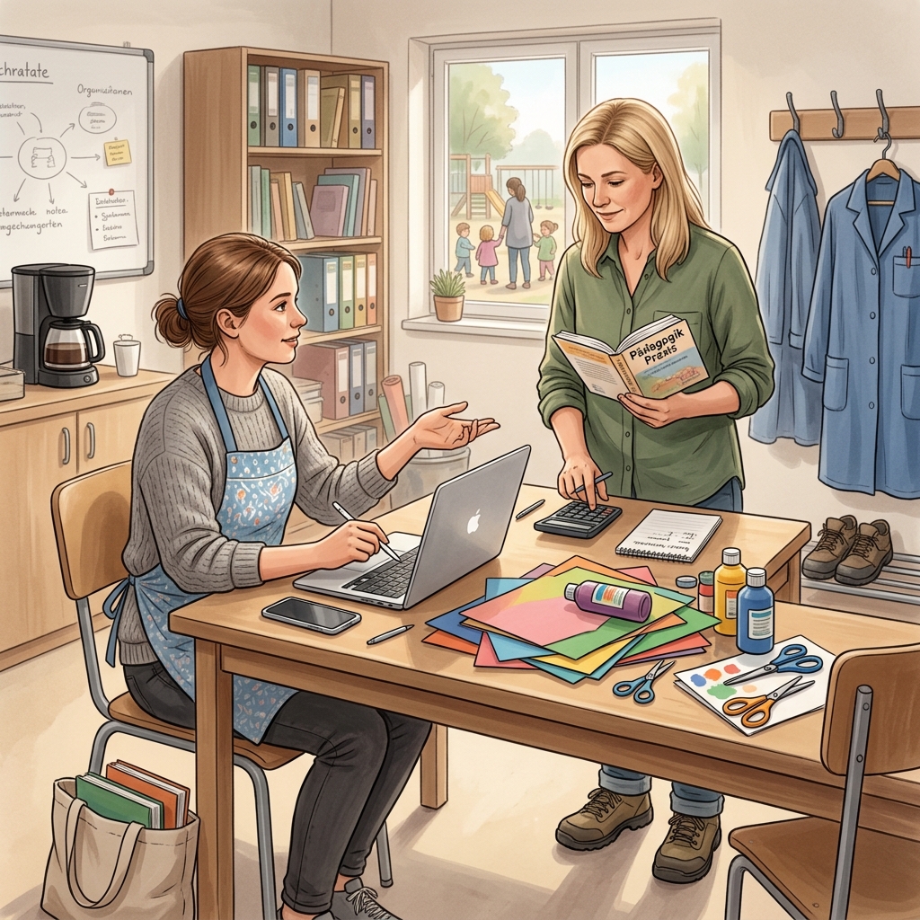 Illustration zu Arbeitsmittel für Erzieher:innen: Das kannst du absetzen