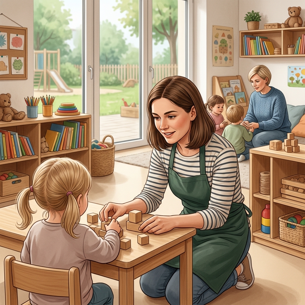 Illustration zu So viel Förderung bekommst du als Erzieher:in