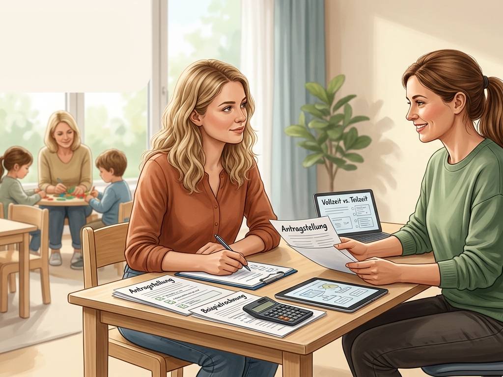 Illustration zum Thema Aufstiegs-BAföG für Erzieher: Bis zu 963 € monatlich für deine Weiterbildung sichern (2024) — Weiterbildung
